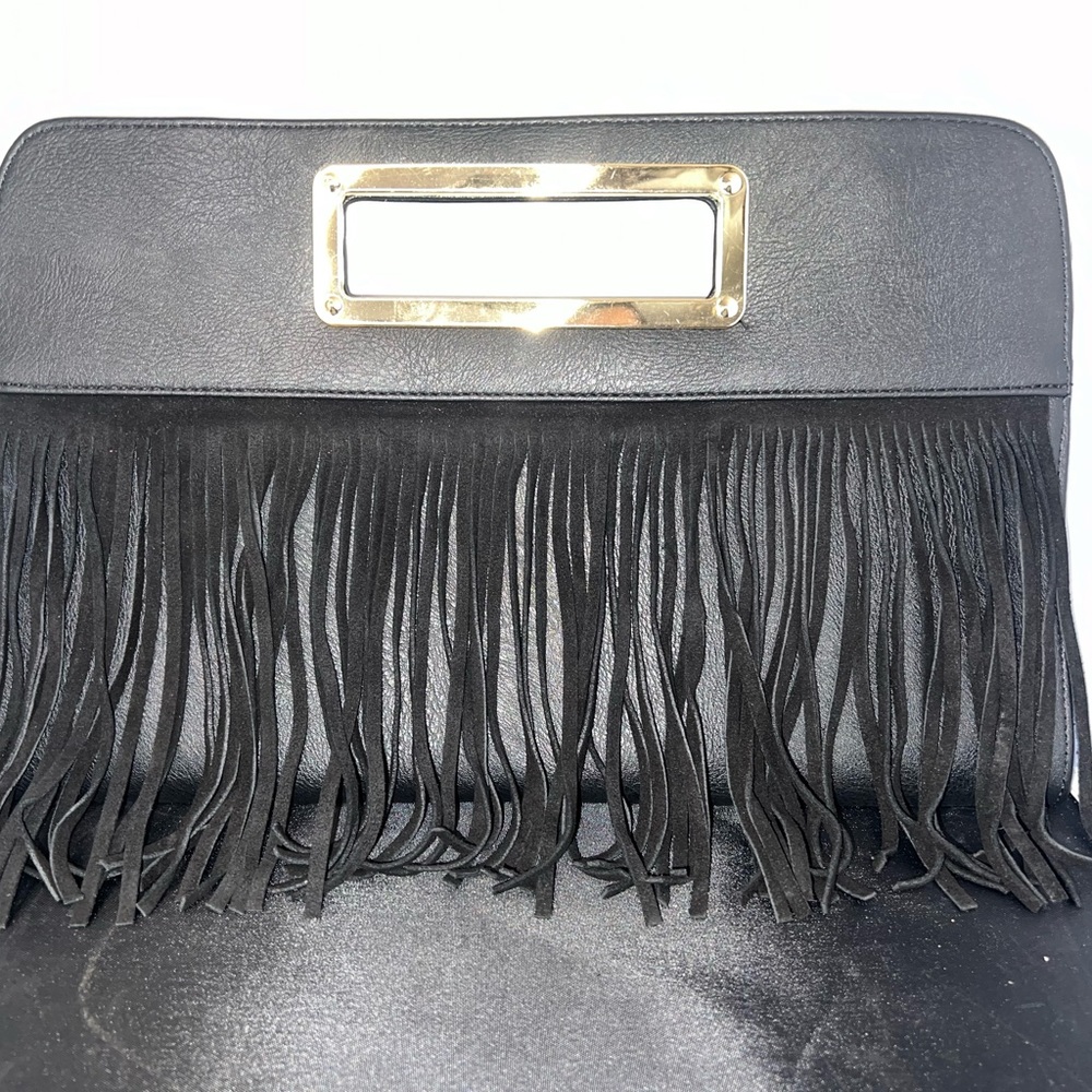 Women’s Black and Gold Clutch